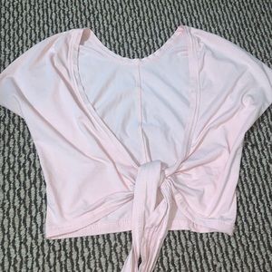 Lululemon it’s a tie cropped shirt